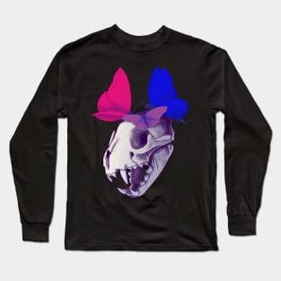 Bi Pride Skull Long Sleeve T-Shirt